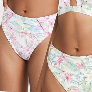 LSF X HURLEY HAWAIIAN HIBISCUS CHEEKY HIGH WAIST BOTTOM